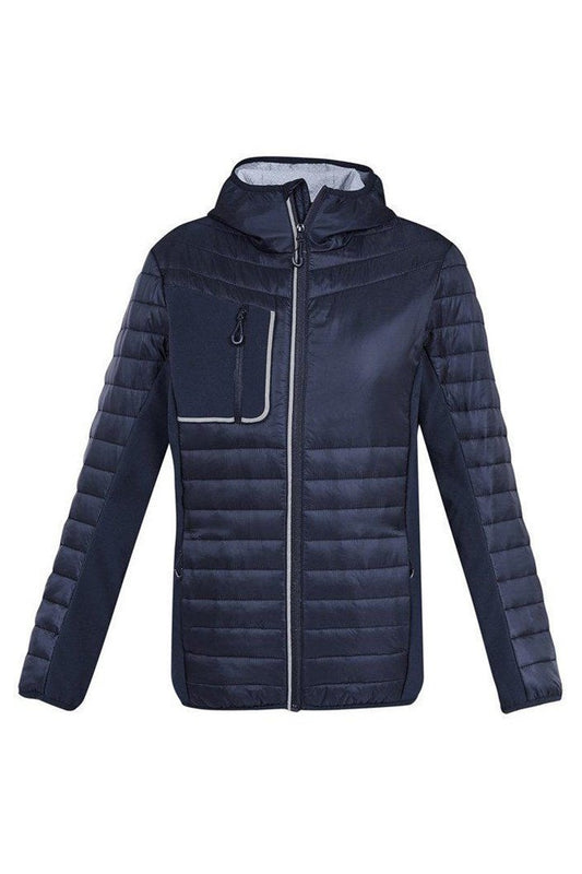 Biz Collection Unisex Patrol Jacket - J134M - Navy/Silver