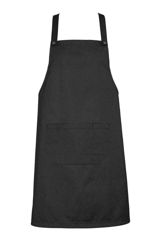 Biz Collection Urban Bib Apron - BA55 - Black