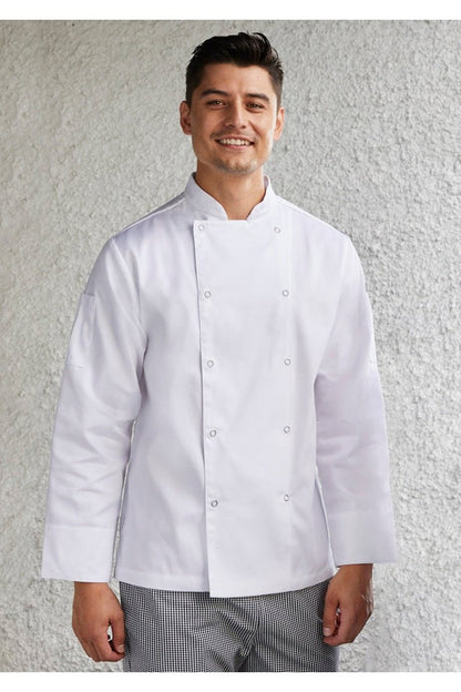  BIZ Zest Mens L/S Chef Jacket - CH232ML | Biz Collection | Fashion Biz Online