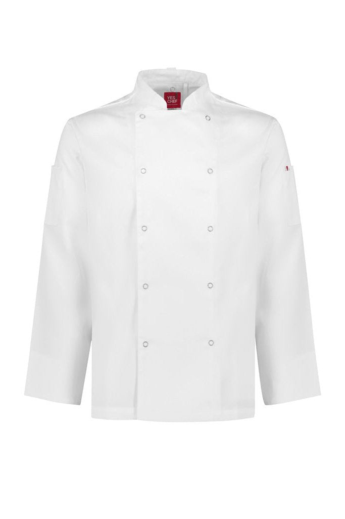  BIZ Zest Mens L/S Chef Jacket - CH232ML | Biz Collection | Fashion Biz Online