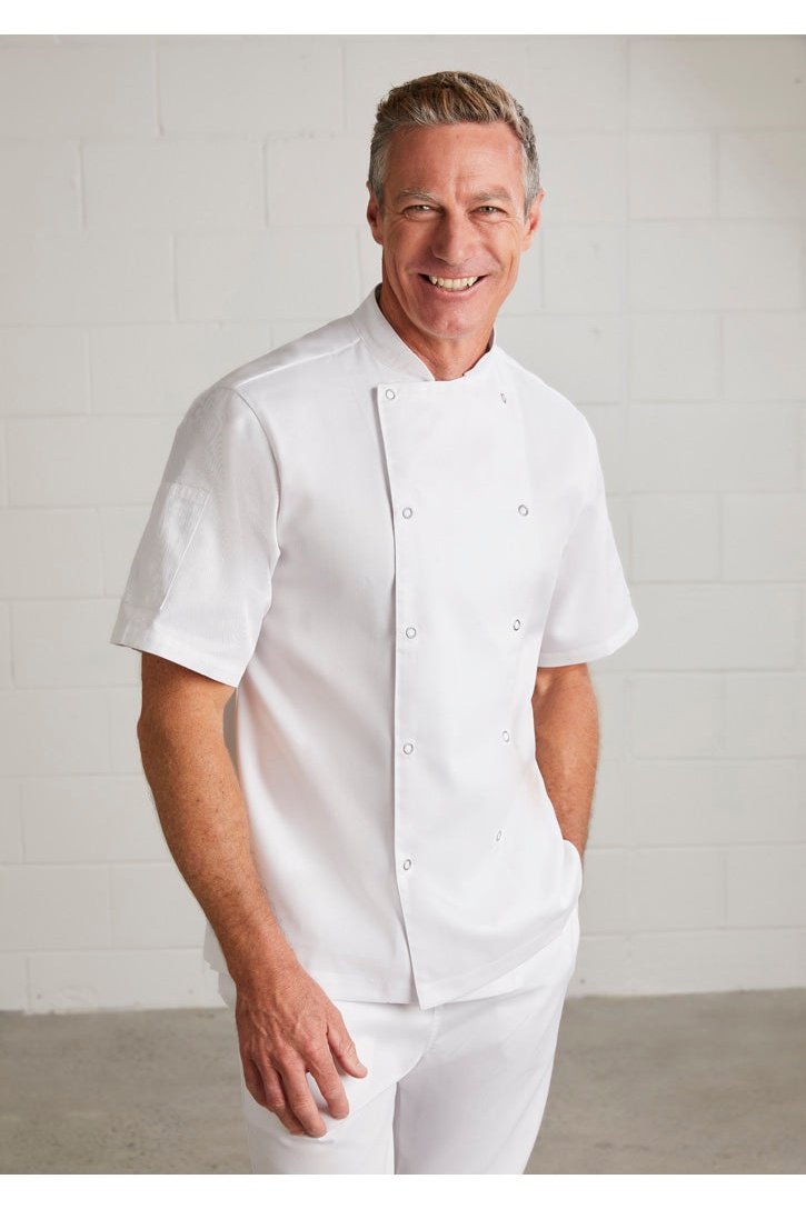  BIZ Zest Mens S/S Chef Jacket - CH232MS | Biz Collection | Fashion Biz Online