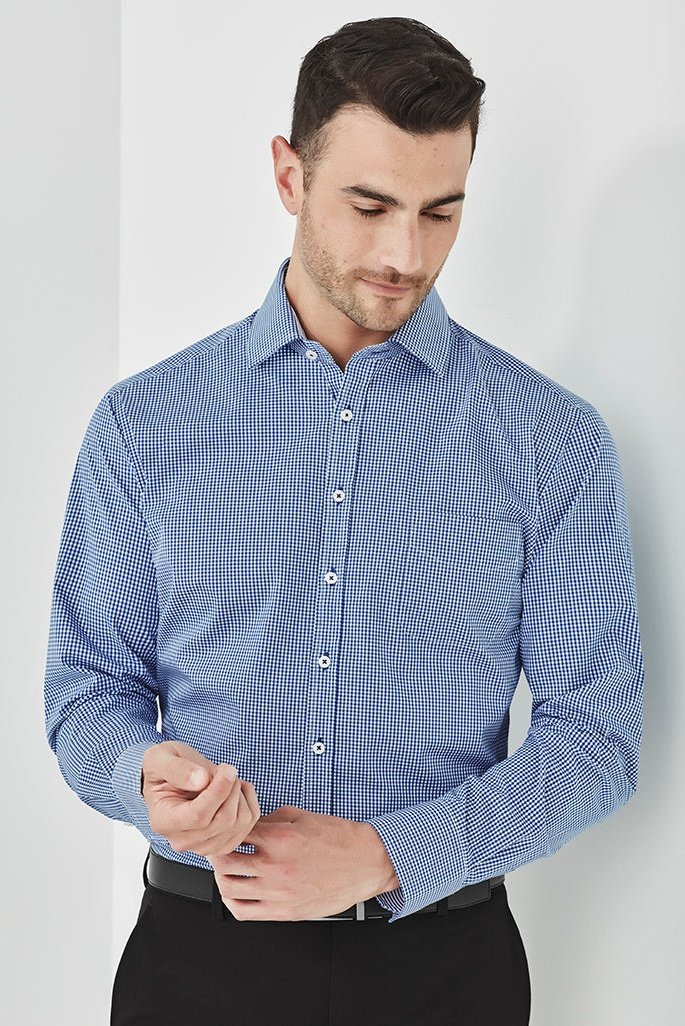  Biz Corporates Mens Newport Long Sleeve Shirt - 42520 | Biz Corporates | Fashion Biz Online