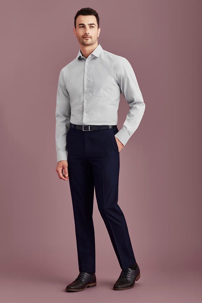  Biz Corporates Mens Slim Fit Flat Front Pant Regular - 70716R | Biz Corporates | Fashion Biz Online