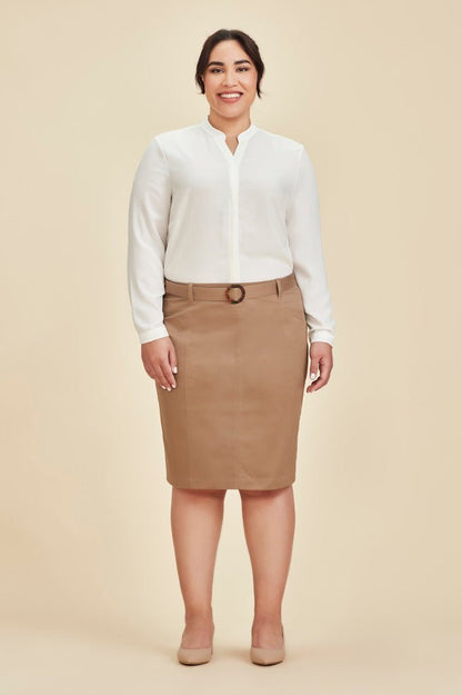  Biz Corporates Traveller Womens Chino Skirt - RGS264L | Biz Corporates | Fashion Biz Online