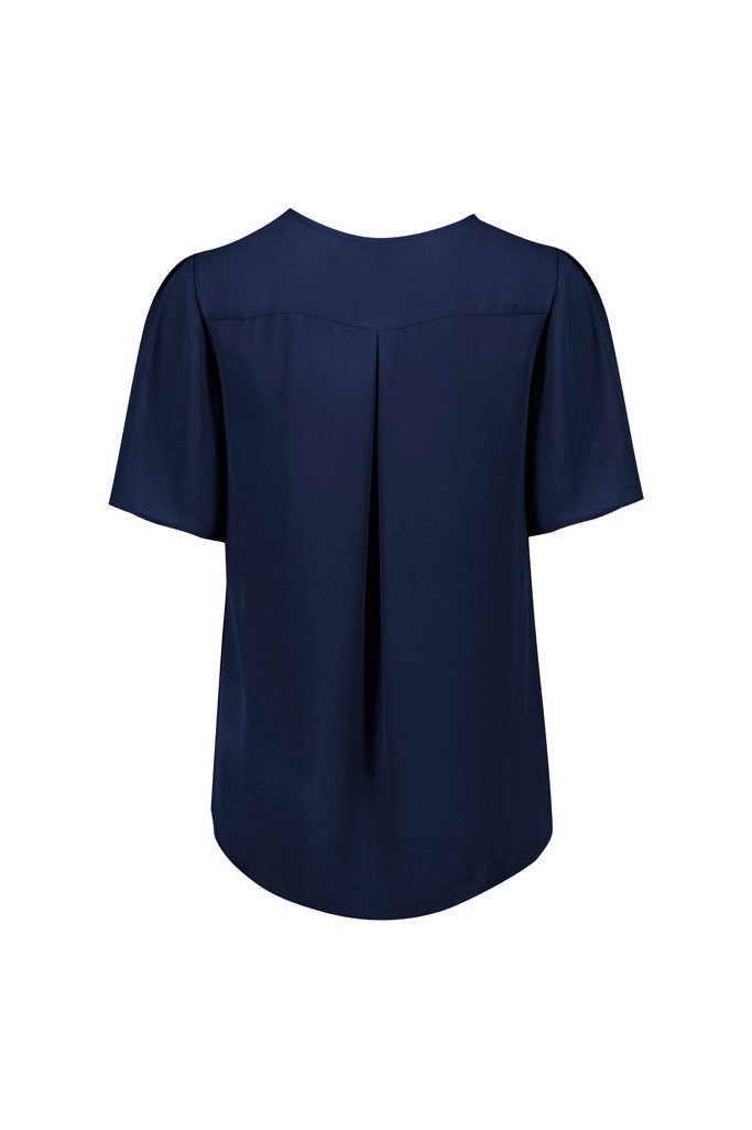  Biz Corporates Vienna Womens Short Sleeve Blouse - RB261LS | Biz Corporates | Fashion Biz Online