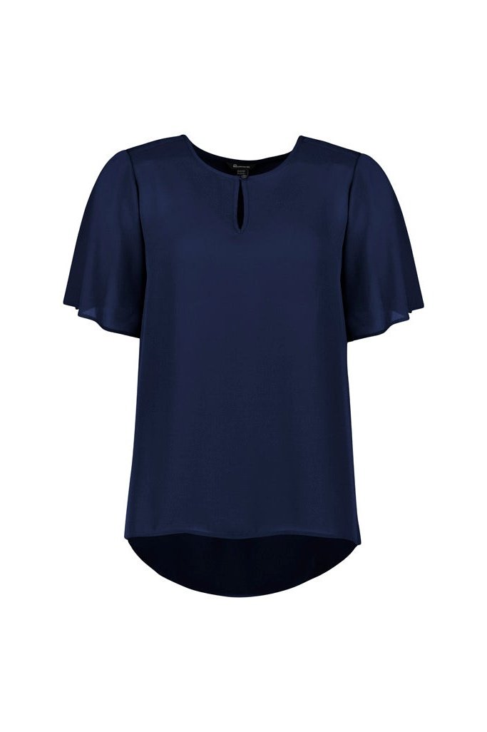 Biz Corporates Vienna Womens Short Sleeve Blouse - RB261LS | Biz Corporates | Fashion Biz Online