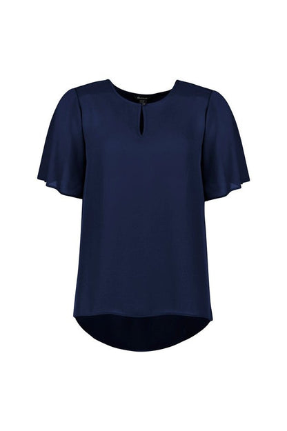  Biz Corporates Vienna Womens Short Sleeve Blouse - RB261LS | Biz Corporates | Fashion Biz Online
