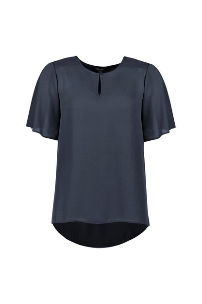  Biz Corporates Vienna Womens Short Sleeve Blouse - RB261LS | Biz Corporates | Fashion Biz Online