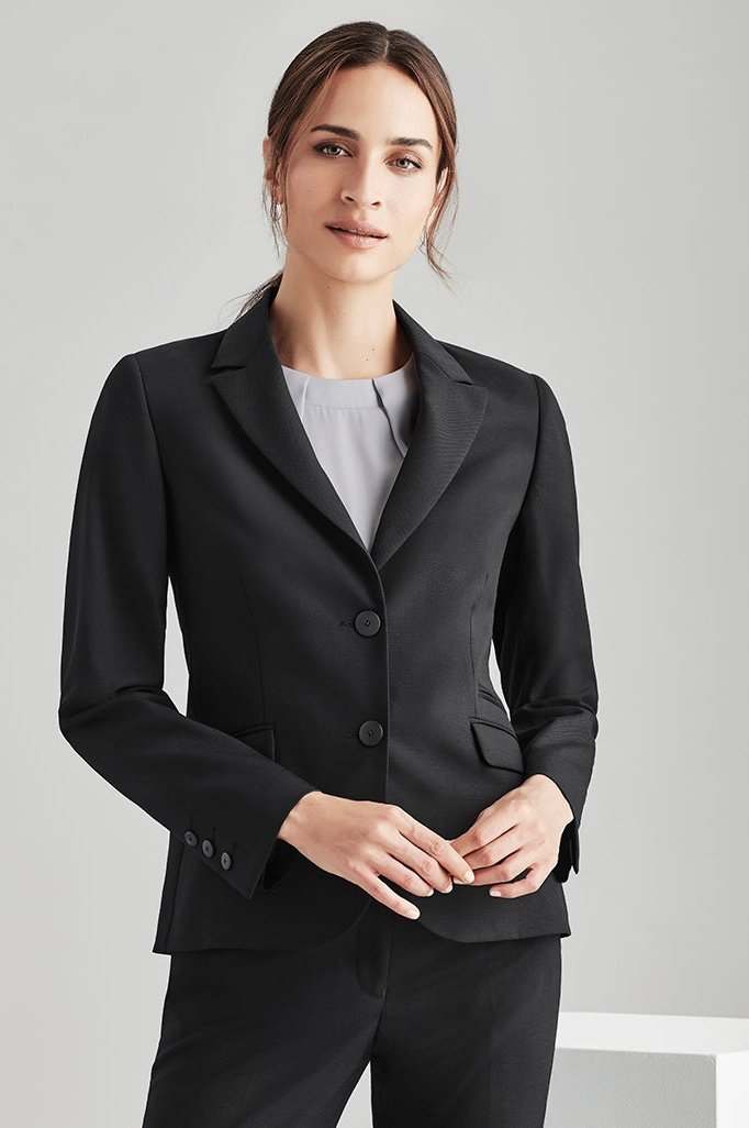  Biz Corporates Womens 2 Button Mid Length Jacket - 64019 | Biz Corporates | Fashion Biz Online