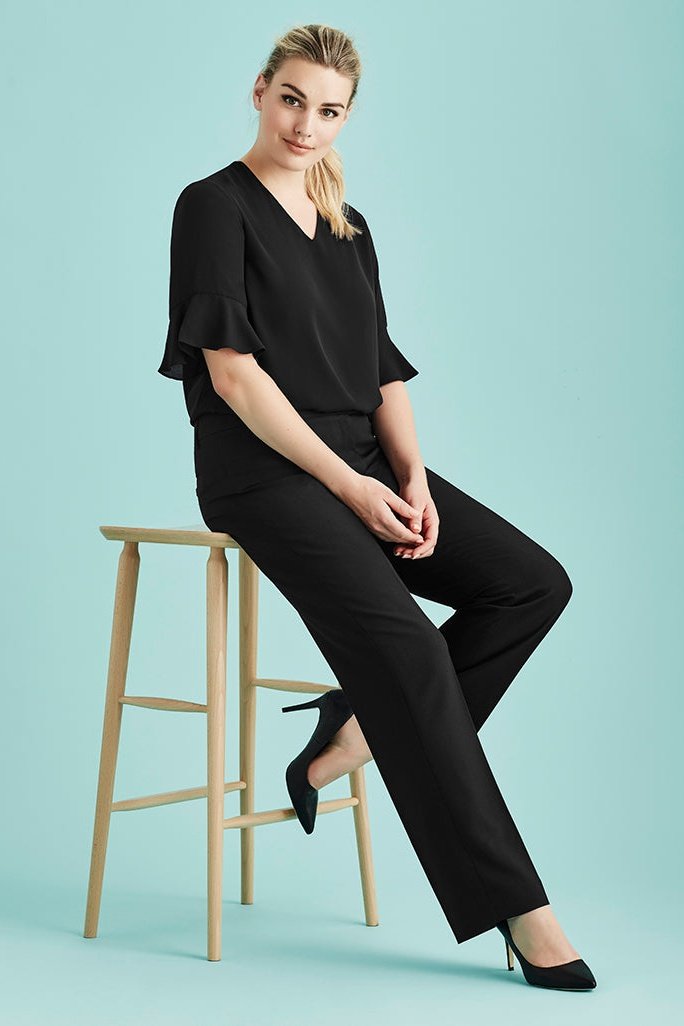  Biz Corporates Womens Adjustable Waist Pant - 10115 | Biz Corporates | Fashion Biz Online