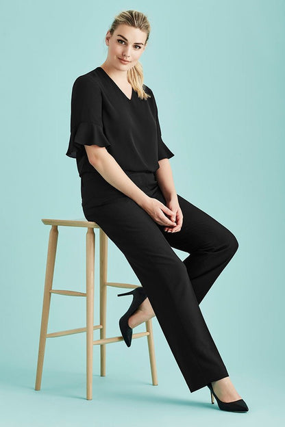  Biz Corporates Womens Adjustable Waist Pant - 10115 | Biz Corporates | Fashion Biz Online