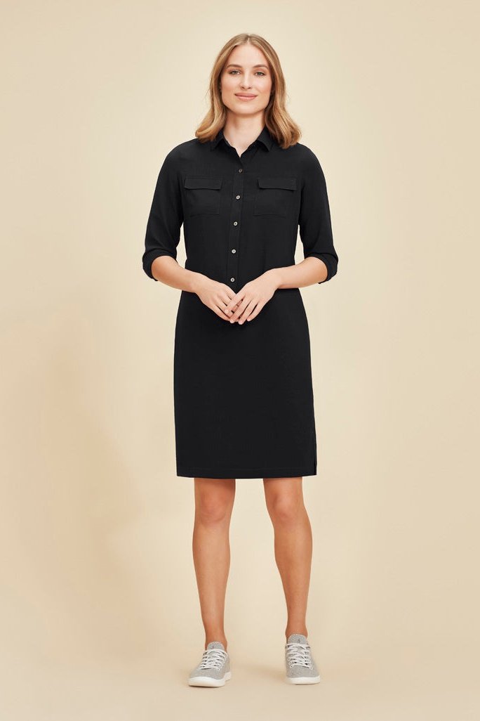  Biz Corporates Womens Chloe Georgette Shirt Dress - RD069L | Biz Corporates | Fashion Biz Online