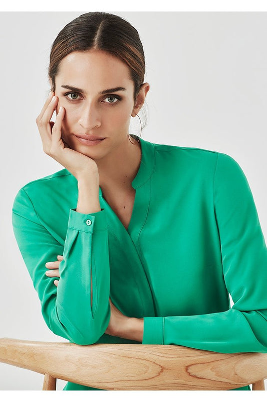  Biz Corporates Womens Juliette Plain Blouse - 44210 | Biz Corporates | Fashion Biz Online