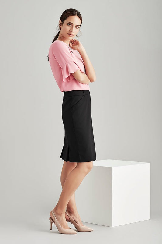  Biz Corporates Womens Multi-Pleat Skirt - 24015 | Biz Corporates | Fashion Biz Online