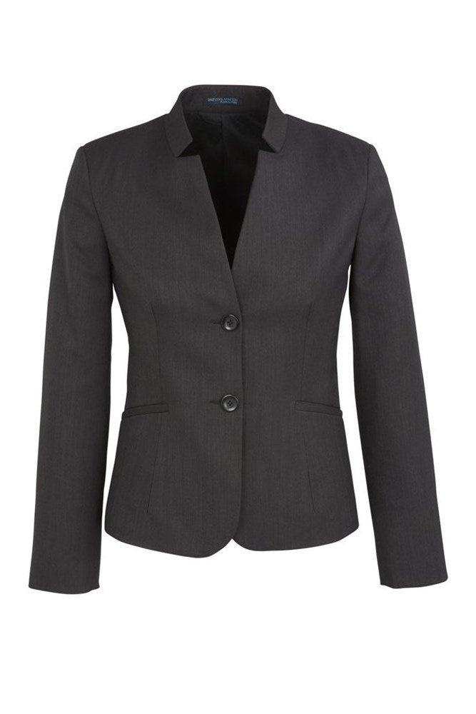  Biz Corporates Womens Short Jacket with Reverse Lapel - 60113 | Biz Corporates | Fashion Biz Online