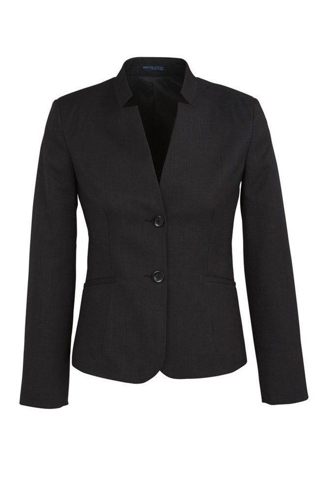  Biz Corporates Womens Short Jacket with Reverse Lapel - 60113 | Biz Corporates | Fashion Biz Online