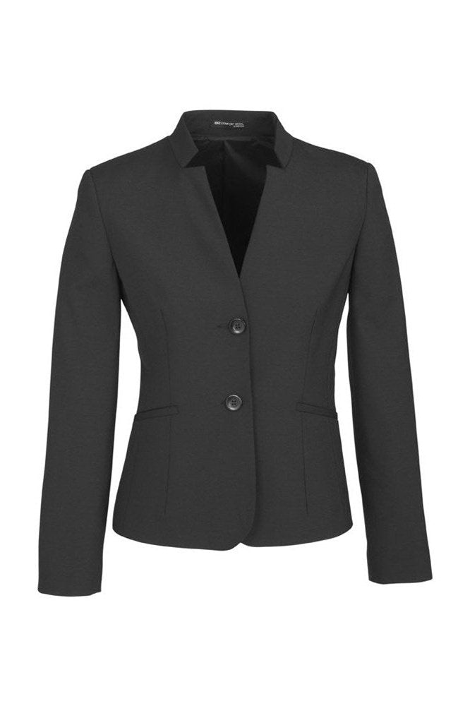  Biz Corporates Womens Short Jacket with Reverse Lapel - 64013 | Biz Corporates | Fashion Biz Online