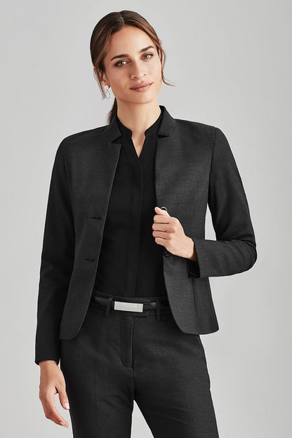  Biz Corporates Womens Short Jacket with Reverse Lapel - 64013 | Biz Corporates | Fashion Biz Online