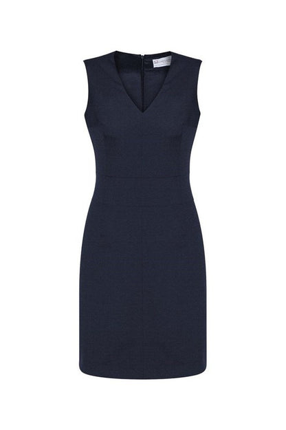  Biz Corporates Womens Sleeveless V Neck Dress - 30121 | Biz Corporates | Fashion Biz Online