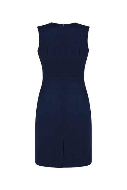  Biz Corporates Womens Sleeveless V Neck Dress - 30121 | Biz Corporates | Fashion Biz Online