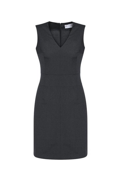  Biz Corporates Womens Sleeveless V Neck Dress - 34021 | Biz Corporates | Fashion Biz Online