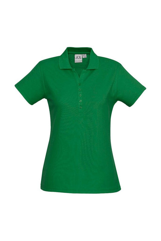 Biz Collection Ladies Crew Polo - P400LS - Kelly Green