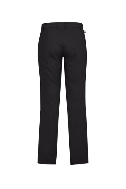  BizCare Mens Comfort Waist Flat Front Pant - CL958ML | Biz Care | Fashion Biz Online