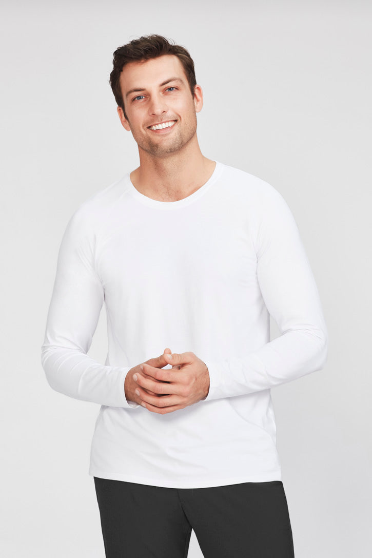  BizCare Mens Performance Long Sleeve Tee - CT247ML | Biz Care | Fashion Biz Online