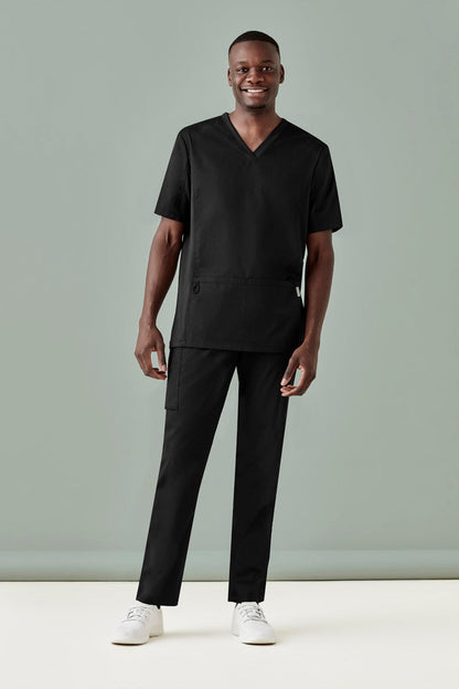  BizCare Mens Riley V-Neck Scrub Top - CST043MS | Biz Care | Fashion Biz Online