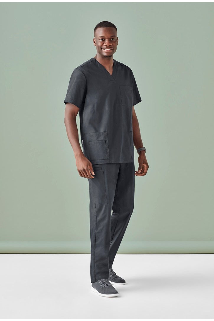  BizCare Mens Tokyo V-Neck Scrub Top - CST141MS | Biz Care | Fashion Biz Online