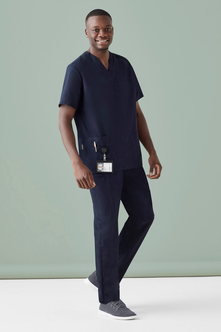  BizCare Mens Tokyo V-Neck Scrub Top - CST141MS | Biz Care | Fashion Biz Online