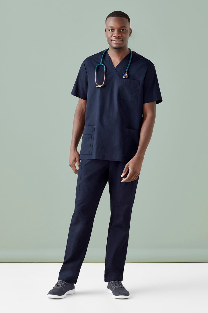  BizCare Mens Tokyo V-Neck Scrub Top - CST141MS | Biz Care | Fashion Biz Online