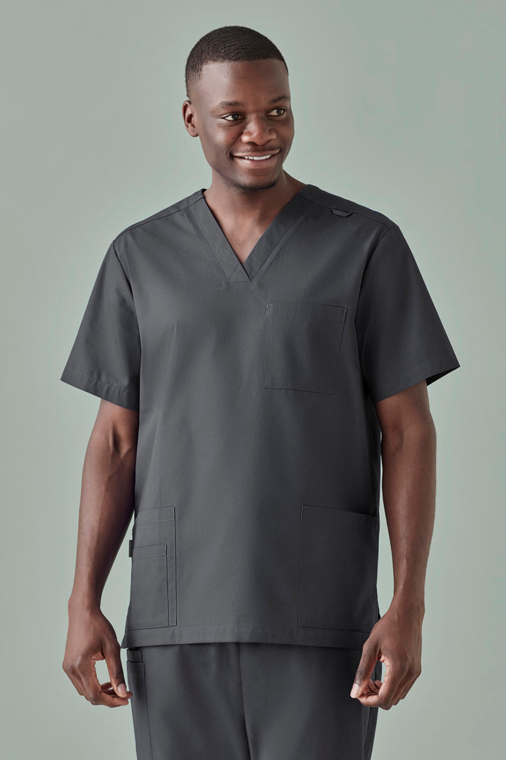  BizCare Mens Tokyo V-Neck Scrub Top - CST141MS | Biz Care | Fashion Biz Online