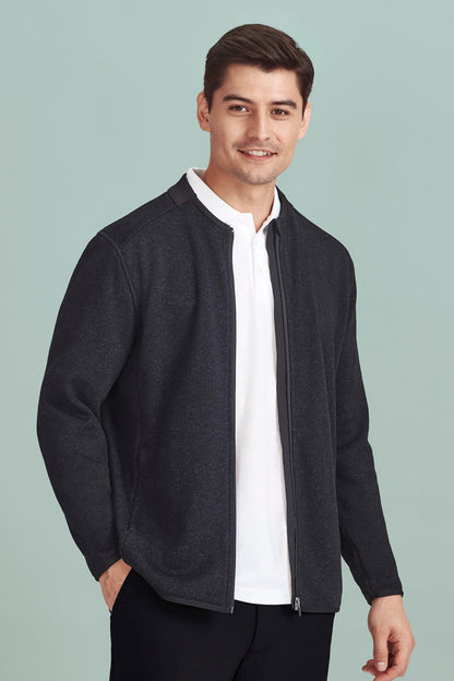  BizCare NOVA Mens Knit Jacket - CO342MJ | Biz Care | Fashion Biz Online