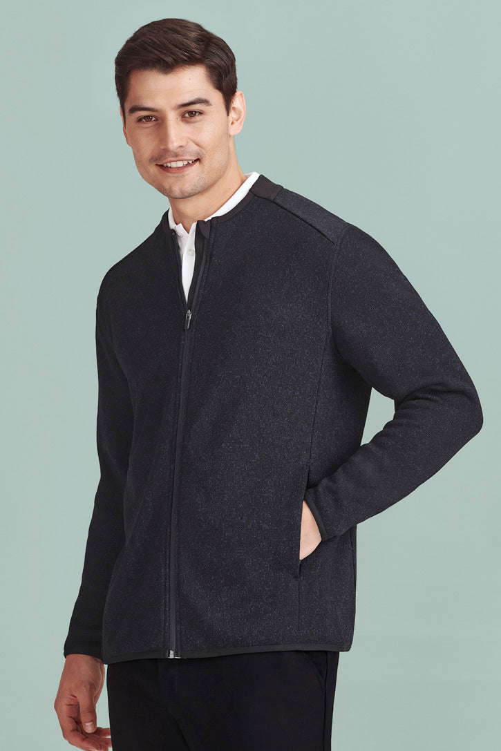  BizCare NOVA Mens Knit Jacket - CO342MJ | Biz Care | Fashion Biz Online