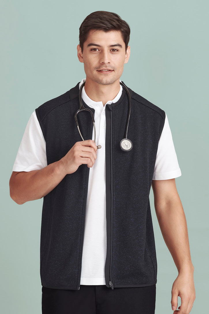  BizCare NOVA Mens Knit Vest - CO343MV | Biz Care | Fashion Biz Online