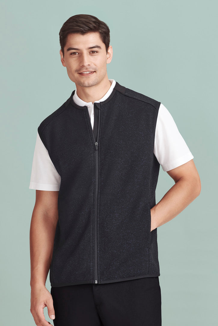  BizCare NOVA Mens Knit Vest - CO343MV | Biz Care | Fashion Biz Online