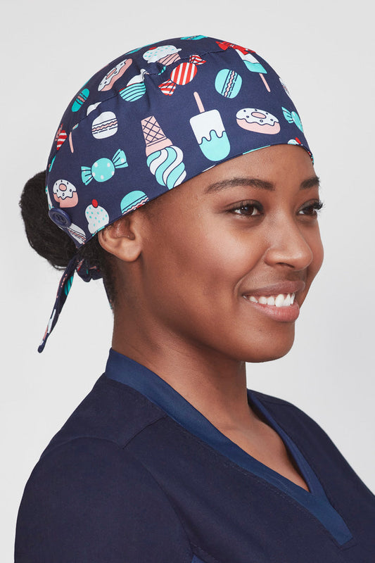  BizCare Unisex Printed Scrub Cap - CSC245U | Biz Care | Fashion Biz Online