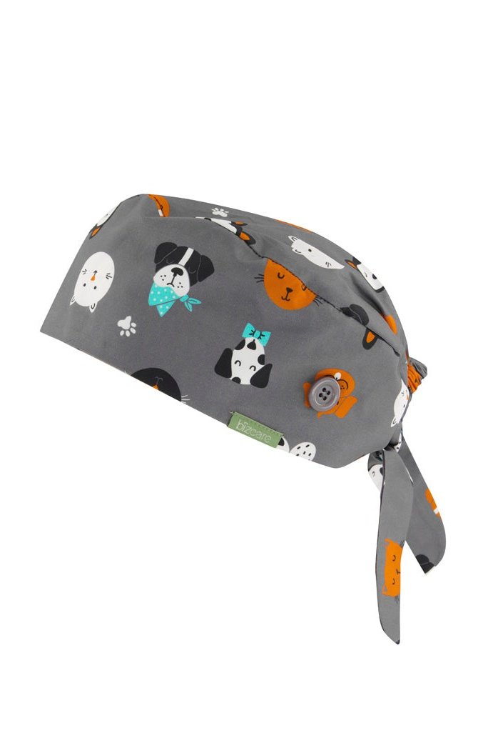  BizCare Unisex Printed Scrub Cap - CSC245U | Biz Care | Fashion Biz Online