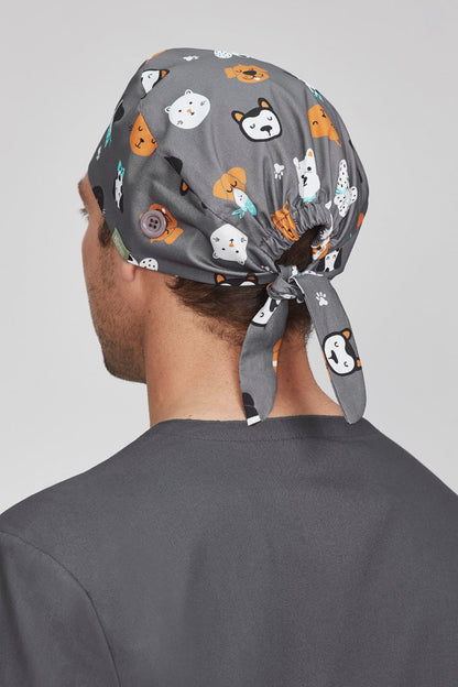  BizCare Unisex Printed Scrub Cap - CSC245U | Biz Care | Fashion Biz Online