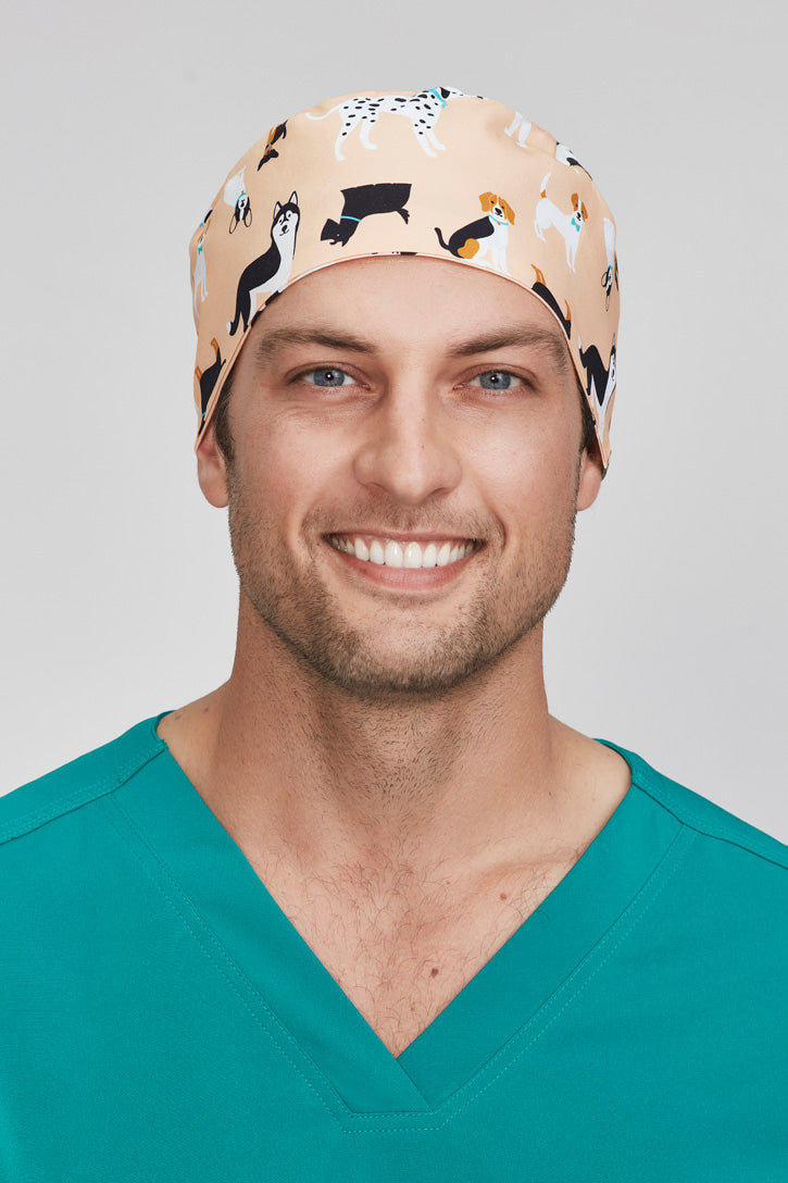  BizCare Unisex Printed Scrub Cap - CSC245U | Biz Care | Fashion Biz Online