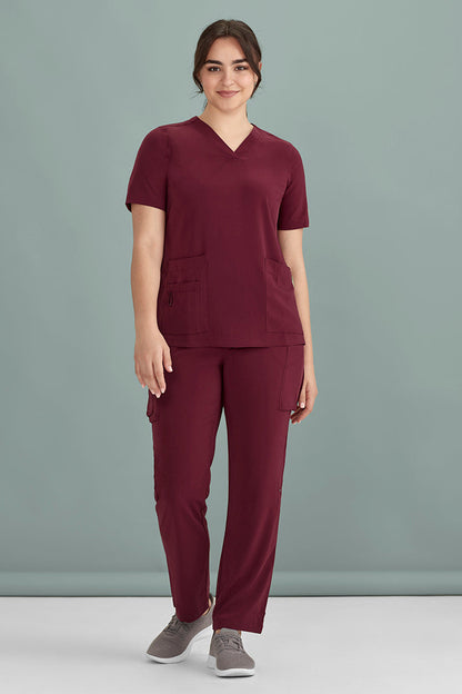  BizCare Womens Avery Multi-Pocket Straight Leg Pant - CSP944LL | Biz Care | Fashion Biz Online