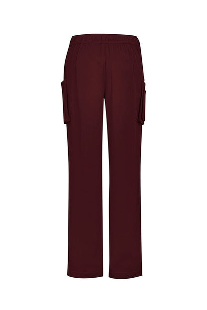  BizCare Womens Avery Multi-Pocket Straight Leg Pant - CSP944LL | Biz Care | Fashion Biz Online