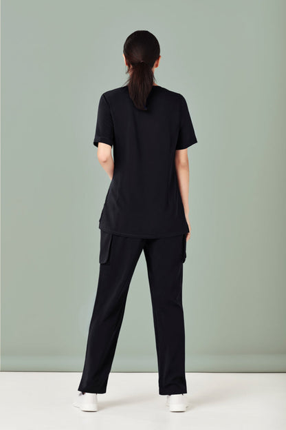  BizCare Womens Avery Multi-Pocket Straight Leg Pant - CSP944LL | Biz Care | Fashion Biz Online