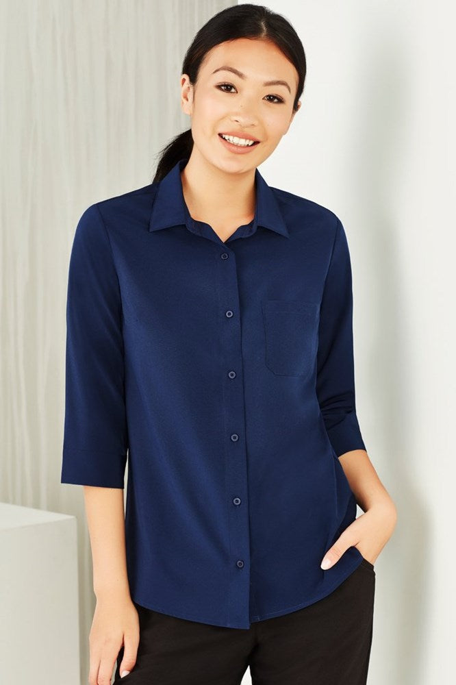  BizCare Womens Florence 3/4 Sleeve Shirt - CS951LT | Biz Care | Fashion Biz Online