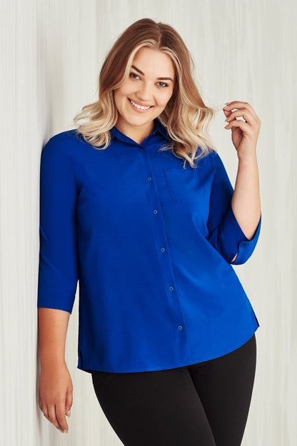  BizCare Womens Florence 3/4 Sleeve Shirt - CS951LT | Biz Care | Fashion Biz Online