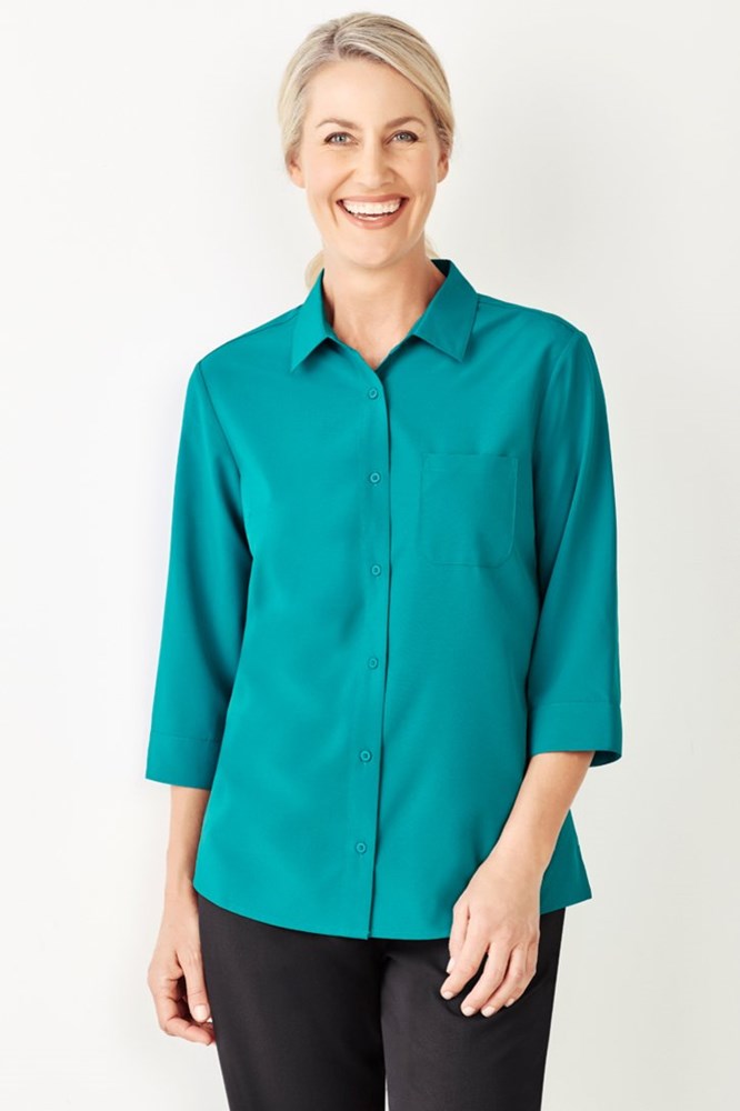  BizCare Womens Florence 3/4 Sleeve Shirt - CS951LT | Biz Care | Fashion Biz Online