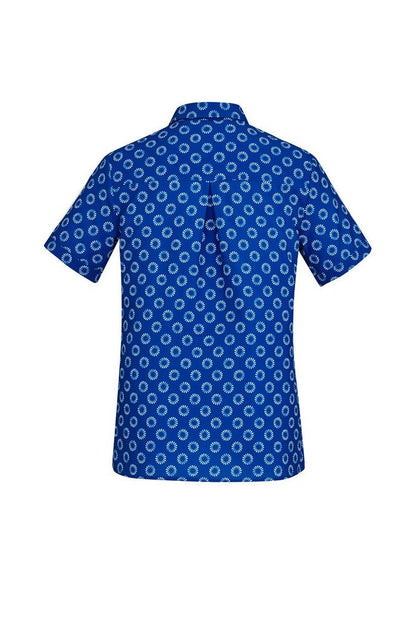  BizCare Womens Florence Daisy Print Short Sleeve Shirt - CS948LS | Biz Care | Fashion Biz Online