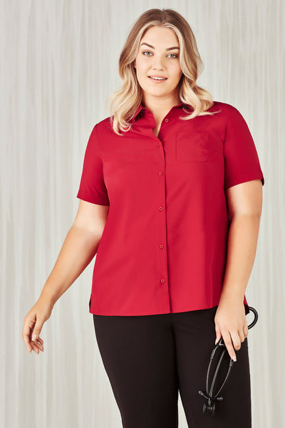  BizCare Womens Florence Short Sleeve Shirt - CS947LS | Biz Care | Fashion Biz Online