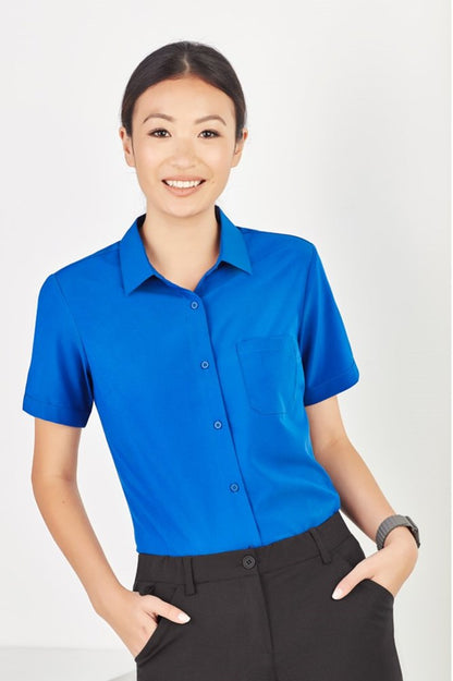  BizCare Womens Florence Short Sleeve Shirt - CS947LS | Biz Care | Fashion Biz Online